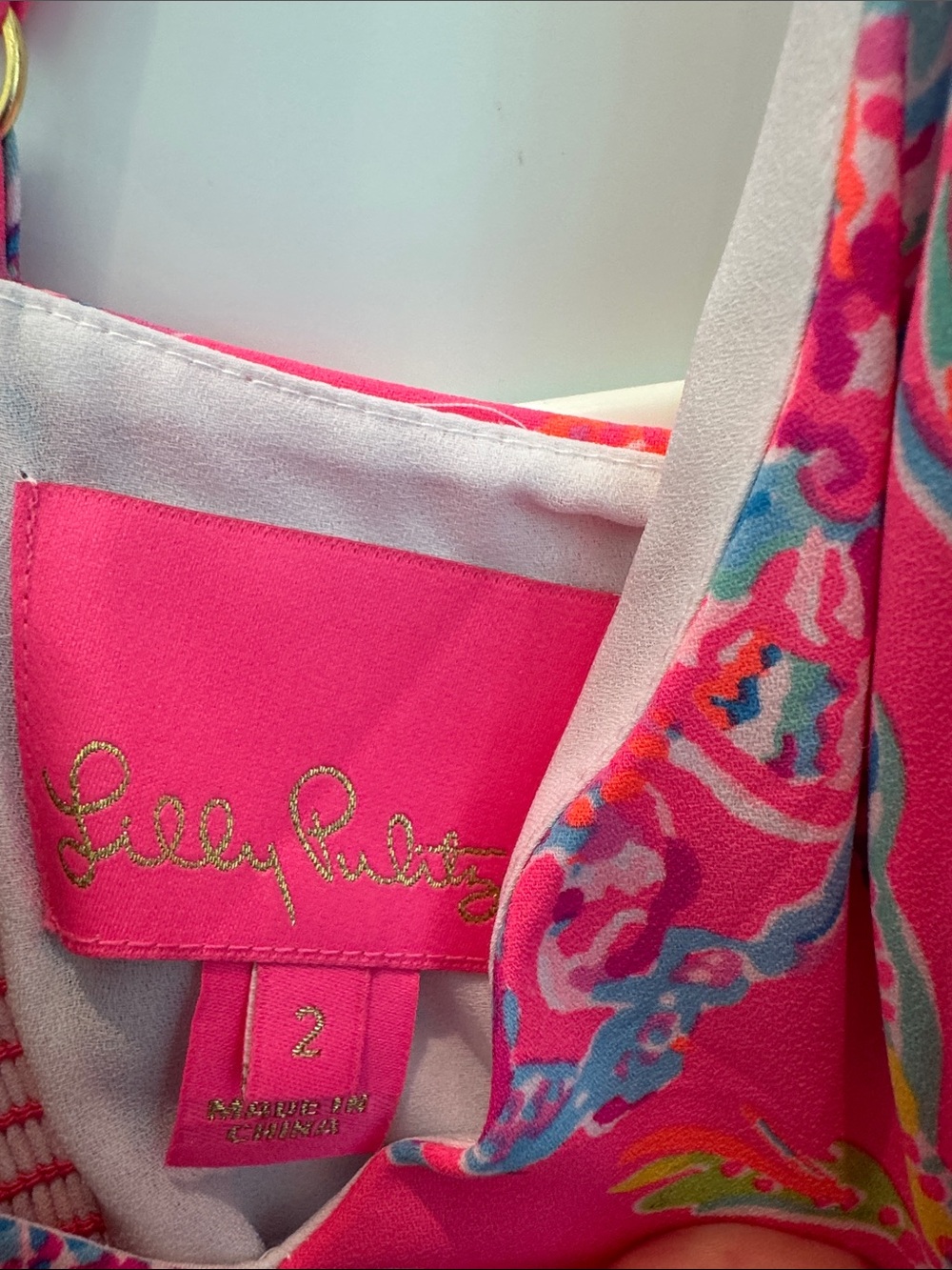 Lilly Pulitzer Shell Me Something Good Scarlet Stretch Dress - Picture 2 of 5